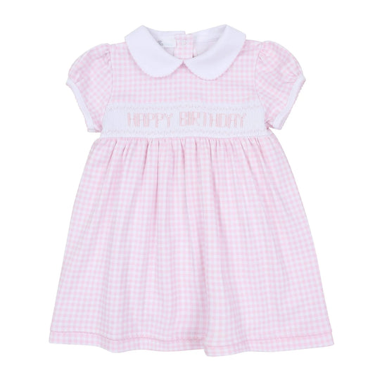 Happy Birthday Smocked Dress