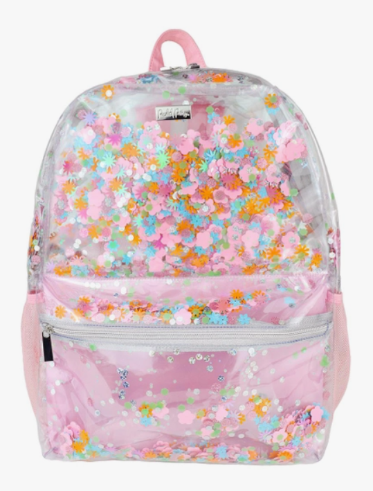 Confetti Clear Backpacks