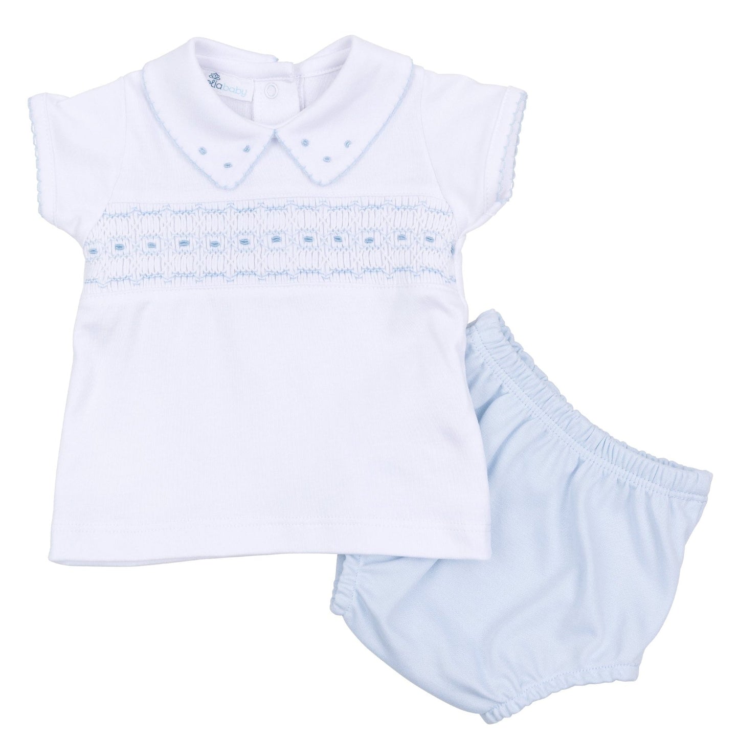 Landry Smocked Diaper Cover Set